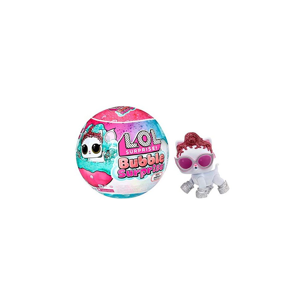 LOL Surprise Bubble Surprise Pets - RANDOM ASSORTMENT - Collectable Doll, Pet, Surprises, Accessories, Bubble Surprise Unboxing & Bubble Foam Reaction