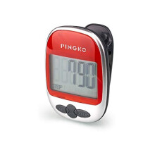 Walking Pedometer Accurately Track Steps Portable Sport Pedometer Step/distance/calories/Counter Fitness Tracker, Calorie Counter-Red
