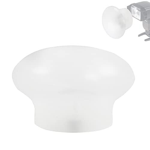 MN-DF Magnetic Silicone Sphere Flash Diffuser Modular Foldable Light Lighting Accessory for On-camera Flash Speedlite Speedlight Photography Photo