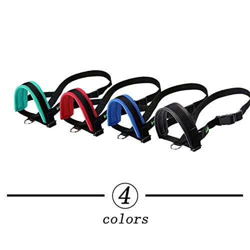 Nylon Soft Dog Muzzle for Dogs Prevent Anti Biting, Barking and Chewing, Adjustable Loop (L, Black) 1