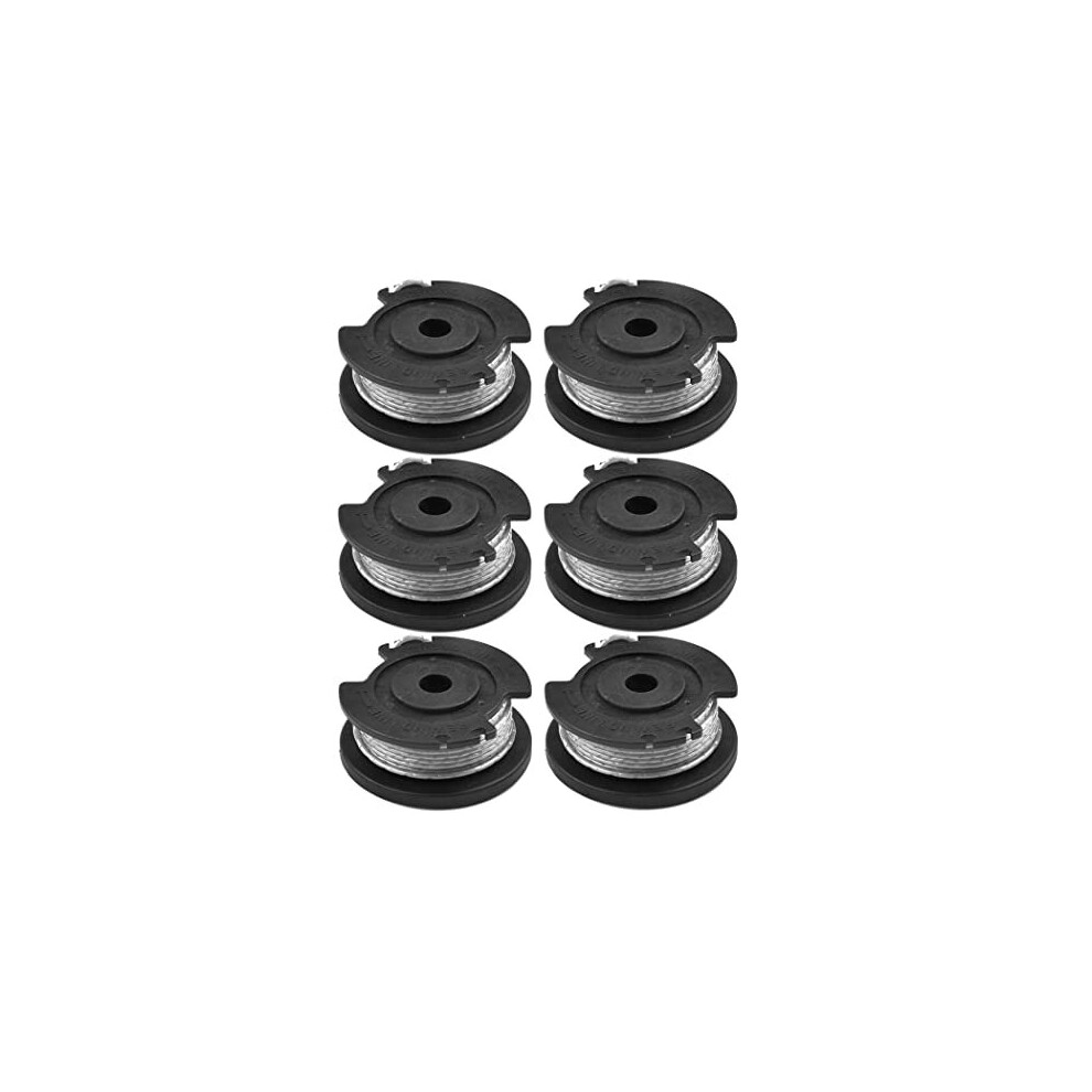 6 Pack Replacement Spool & Line For Bosch Easy Grass Cut 18V 23 26 18 Strimmer Lawnmower Parts # F016800569