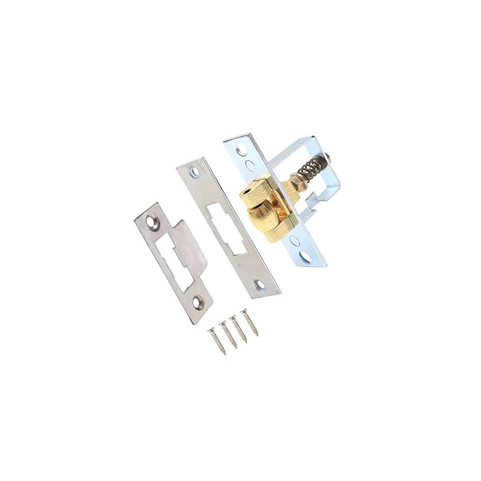 Terf Heavy Duty Adjustable Roller Catch Mortice Door Latch Spring Ball Door Latches Including Fixing Screw - Pack Of 1 5059655012130