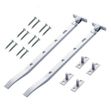 TERF 250mm Heavy Duty Aluminium Window Casement Stay Spoon Style 250mm (10'') Including Fixing Screw - Pack of 2