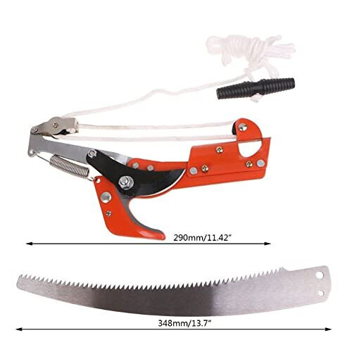 Extendable Pole Saw Branch Trimmer Pruner Head for Tree Trimming Pruning 1