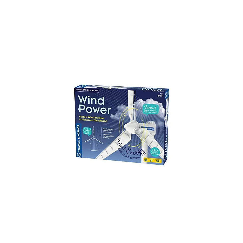| 627929 | Wind Power | Build A Realistic Wind Turbine To Harness Power | Experiment Kit | Physics Kit | For Ages 8+ 814743014916