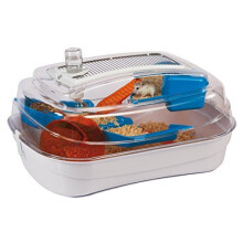 Abode Dwarf Hamster & Mouse Home, Grey/Blue