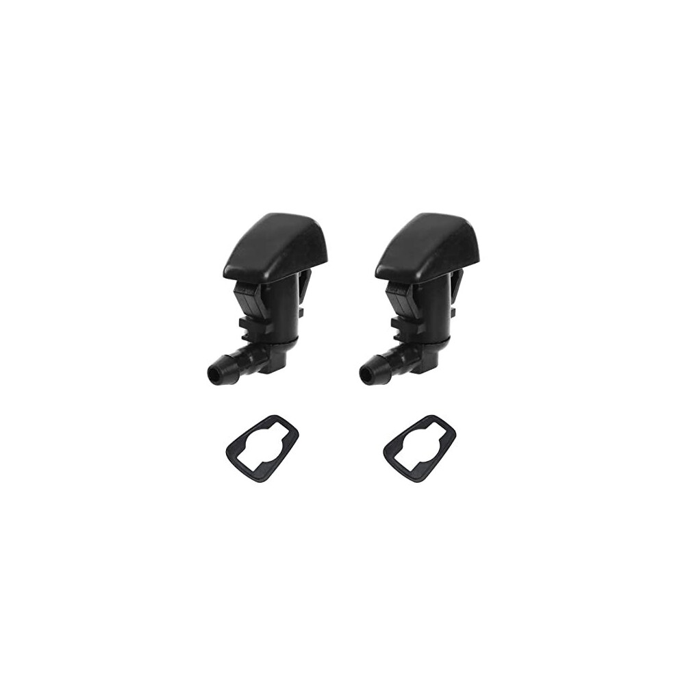 1 Pair Car Front Windshield Wiper Washer Nozzles 68260443Aa 55079049Aa 55372143Ab Windscreen Washer Wiper Spray Jet Compatible With Grand Cherokee 6975000593996