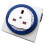 Uni-Com 55297 Mechanical Plug in Segment Timer, White 1