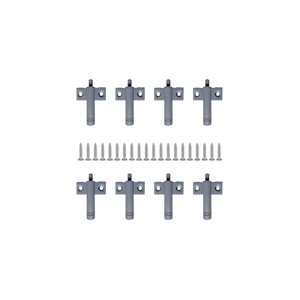 10Pcs Soft Close Hinge Buffer Kitchen Cabinet Door Stop Drawer Soft Quiet Close Closer Damper Buffers With Screws-Gray 610012478898