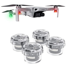 Drone Strobe Light 2 Colors for DJI Mavic 3/Air 2S/DJI FPV/Mini 2/Mavic Air 2/Mavic 2/Mavic Pro/Phantom 4 Pro/FIMI X8SE 2020/Autel EVO Series Most