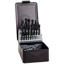 HSS-R Metallbohrer MILWAUKEE - 25er Set - Oxidbeschichtung - DIN-Norm 338