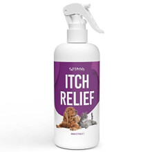 Anti Itch Relief Dog Spray - Dog Calming Spray for Dog Itch Relief - Contains: Oat Protein & Aloe Vera, Ideal Cat Anti Scratch Spray, Alternative to