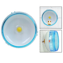 Itian Silent Hamster Running Spinner Wheel Pet Running Toy For Small Animals Hamster Exercise Toy (Blue)