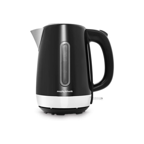 Morphy Richards Equip Black Jug Kettle - 1.7L - Rapid Boil - Limescale Filter - 102783 1