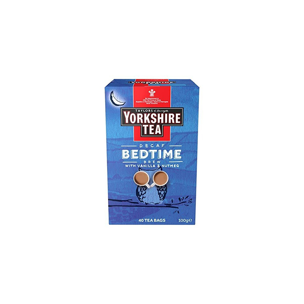 Yorkshire Tea Bedtime Brew, 160 Tea Bags | 4 Boxes of 40 Tea Bags, Decaffeinated Black Tea with Vanilla & Nutmeg - Image 9