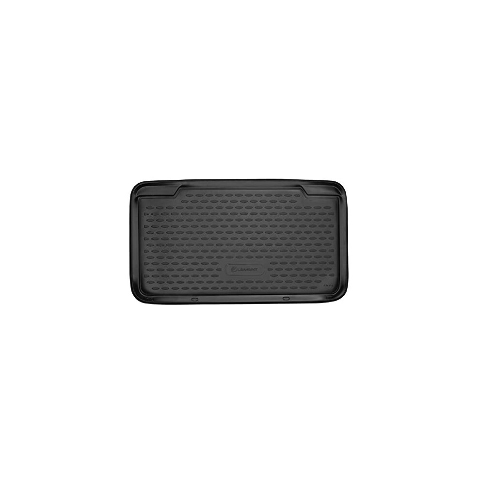 3D Rubber Trunk mat designed for MINI Hatch COOPER S (F56) 2013-2018 Hatch, 3doors, trunk mat low, 1 pcs, Black