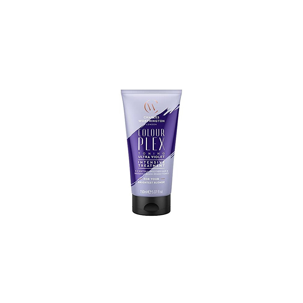 Colourplex Ultra Violet Intensive Treatment, Purple Hair Treatment for Blonde Hair, Moisturising & Toning Treatment for Blonde Hair, 150ml