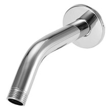 Shower Head Extension Arm, Shower Arm, G 1/2" Stainless Steel Round Top Shower Arm Pipe Shower Head Extension Pipe Wall Mount for Bathroom Ceiling