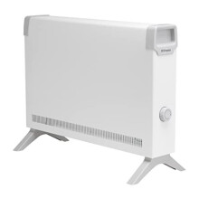 ML2T 2kW Convector Heater, Freestanding Electric Plug In Convector Radiator, Floor Standing with Thermostat & Anti Frost Setting, Portable or Fixed,