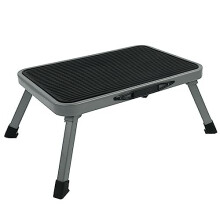 10167 single step, foldable, for motorhomes, steps, ottoman, camping, bus, caravan, up to 150 kg, 47 x 26 cm, height: 17 cm