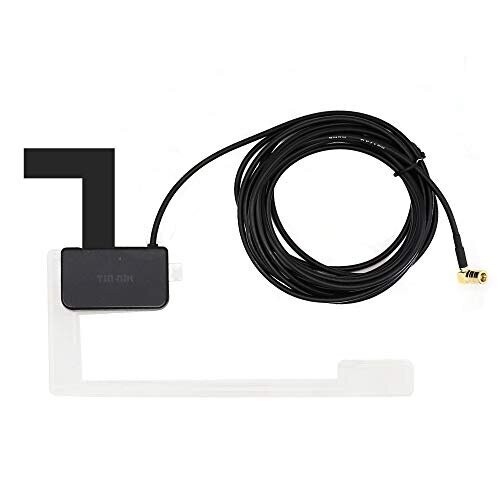 TinNik DAB Car Aerial Digital Radio Aerial DAB+ Car Antenna Glass Mount Windshield with SMB