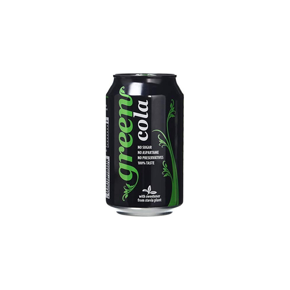 Green Cola Zero Calorie Soft Drink – Sugar-Free 330ml (Pack of 24), White - Image 6