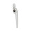 Maxim Offset Locking Window Handle Right Hand White | PVC Windows Handle Replacement | Black Button White Windows Handle with Keys 1