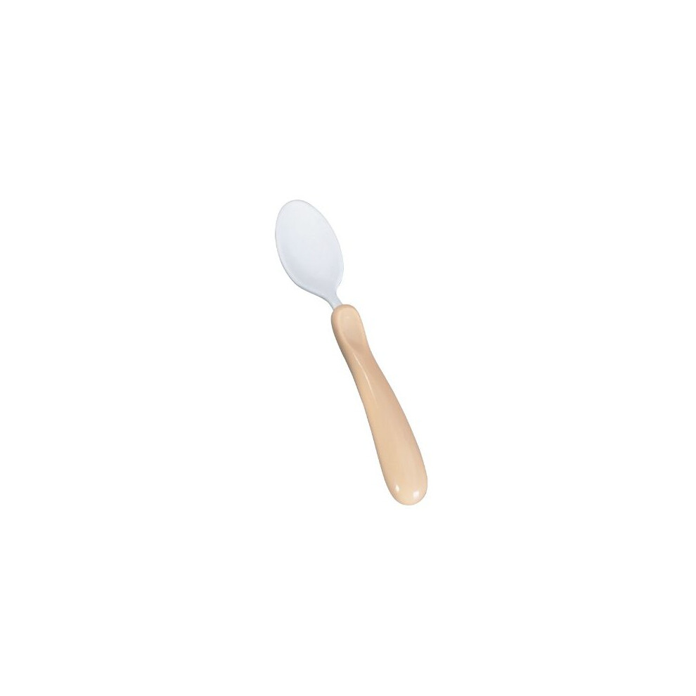 Homecraft Ivory Caring Cutlery, Handle Soft Coated Spoon (Eligible For Vat Relief In The Uk) Ergonomic Stainless Steel Eating Utensil, Silverware For Weak Grip,