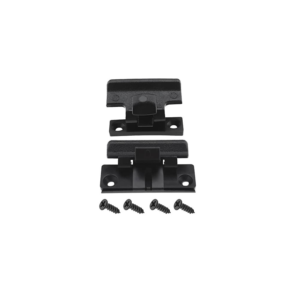 2Pcs Center Console Armrest Lid Latch Upper Lower Replacement Mr532555 Mr532556 Compatible With Mitsubishi Pajero V73 V75 V77 V93 V97 Montero Plastic 4894905027943