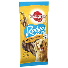 Rodeo Duos - Dog Treats - with Chicken and bacon - 70 Sticks (Pack of 10)