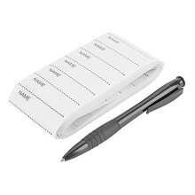 200Pcs Name Labels, White Woven Custom Clothing Writable Tags Sew or Iron on Labels for Daycare and School