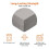 Amazon Microfiber Fitted Sheets, Dark Grey, 150 x 200 x 30 cm 4