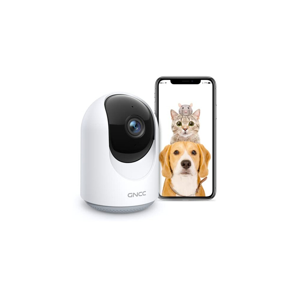 Pet Camera, Dog Camera, Pet Cameras with APP, Cat Camera 1080P, 360 Pan(Manual UP&Down), Motion/Sound Detection, 2-Way Audio, Real-Time Alerts,