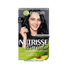 Nutrisse Ultra Color, Permanent Hair Dye, Intense Colour, For All Hair Types, 1.10 Infinite Black