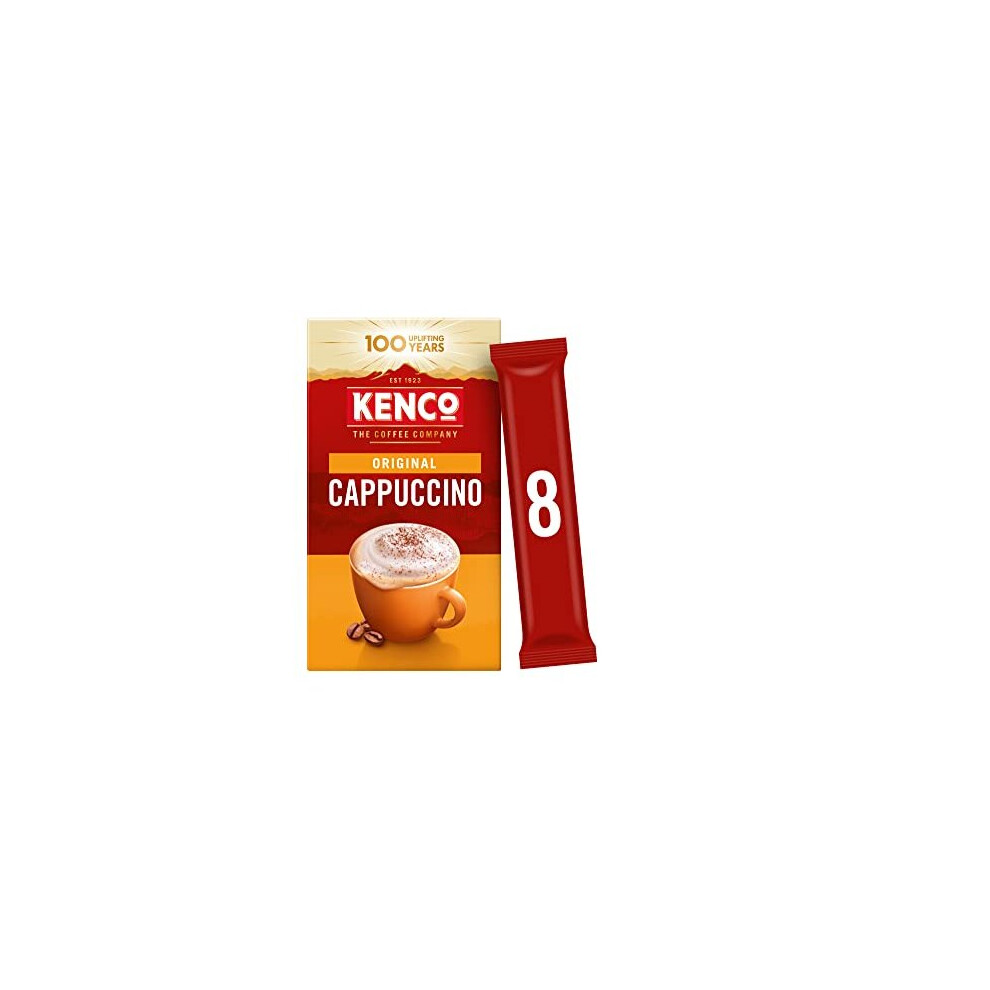 Cappuccino Instant Coffee Sachets 8x14.8g (Pack of 5, Total 40 Sachets, 592g)