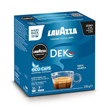Lavazza A Modo Mio Dek Cremoso Decaf Espresso Capsules 100% Arabica Full & Balanced Taste Intensity 7/10 Medium Roast 36 Capsules