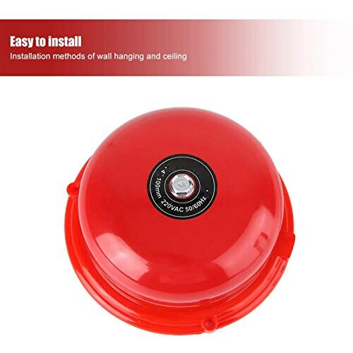 Fire Alarm Bell 4 inches 100Db Security Bell (12V) 1