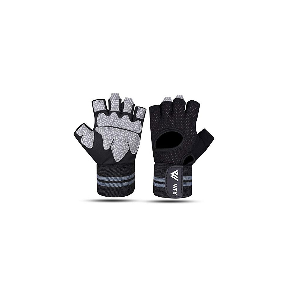 Photos - Other Trainers WFX Weight Lifting Gloves for Men Women Gym gloves with Wrist Wrap Support for Workout Training, Exercise Fitness, Hanging,