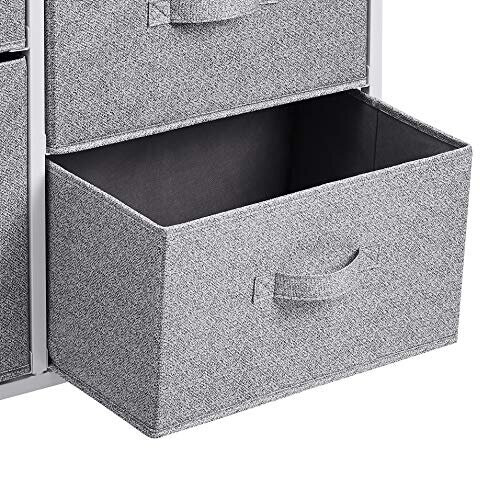 Amazon Fabric 5-Drawer Storage Organizer Unit for Closet, White 1