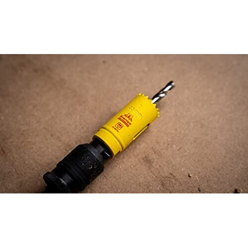 Starrett Hole Saw, Yellow, 95 mm 1