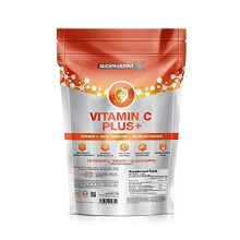 Vitamin C 1000mg Tablets + Rosehip & Bioflavanoids (4 Month Supply) 100% Pure Certified Ascorbic Acid - Suitable for Vegetarians & Vegans -
