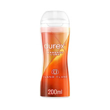 2 in 1 Massage Lube, Ylang Ylang, Lube for Men & Women Pleasure, 200ml each, Sensual Formula, Water Based Lube