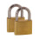 Cadenas Kasp K12030D2 30 mm avec serrure à clé, lot de 2 1