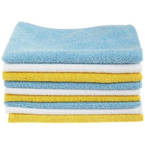 Amazon Microfibre Cleaning Cloth, Pack of 36, Multi, 40.5 cm x 30.5 cm