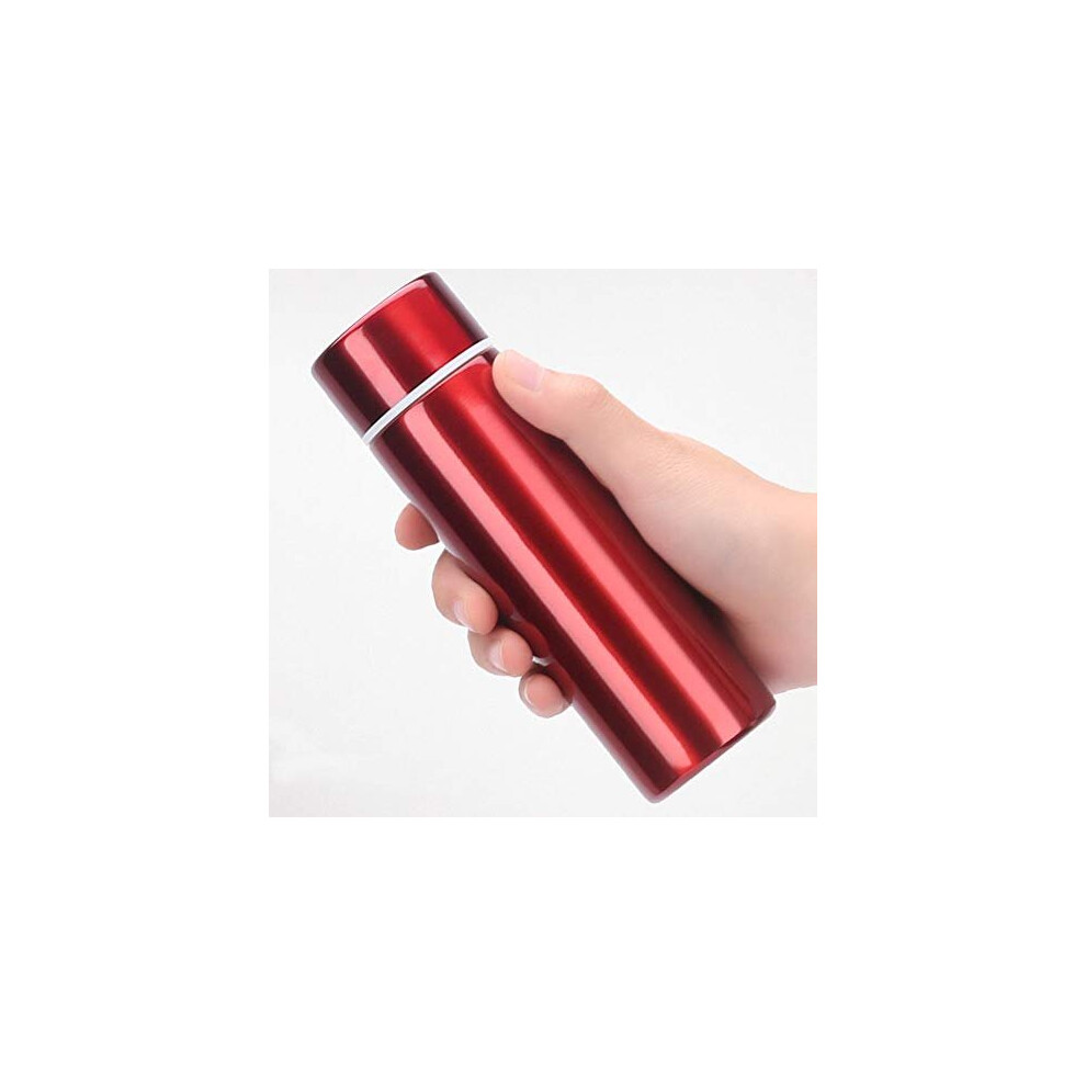 150ml Mini Cute Coffee Vacuum Small flasks Small Capacity Portable Stainless Steel Travel Drink Water Bottle Insulated Cup (red)