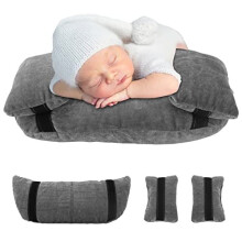 3 Pcs Newborn Photography Prop Baby Photo Posing Aid Pillow Kid Posing Photo Shoot Studio Pillow Positioner Beans Bag for Infant Boy Girl