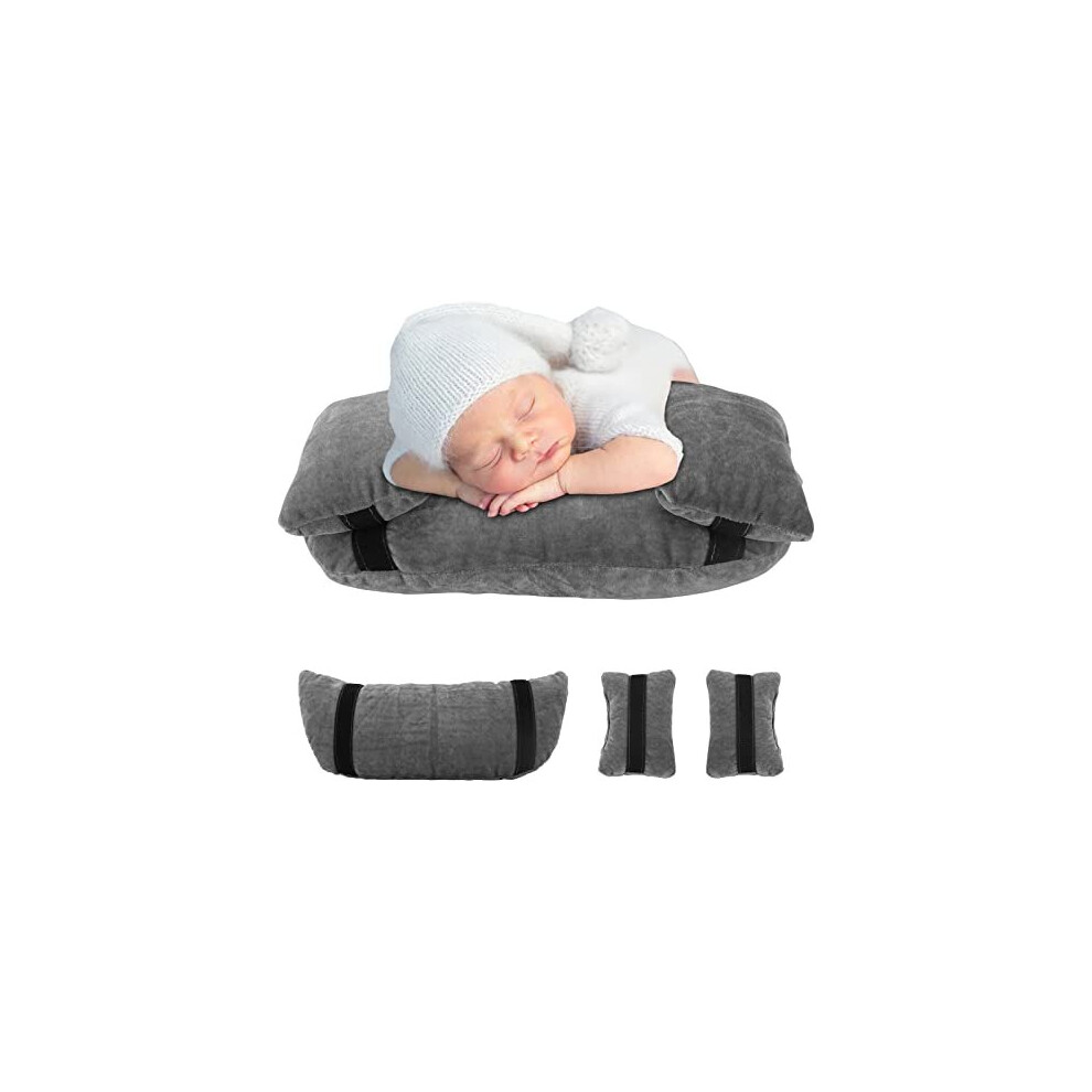 3 Pcs Newborn Photography Prop Baby Photo Posing Aid Pillow Kid Posing Photo Shoot Studio Pillow Positioner Beans Bag For Infant Boy Girl 8130499561460