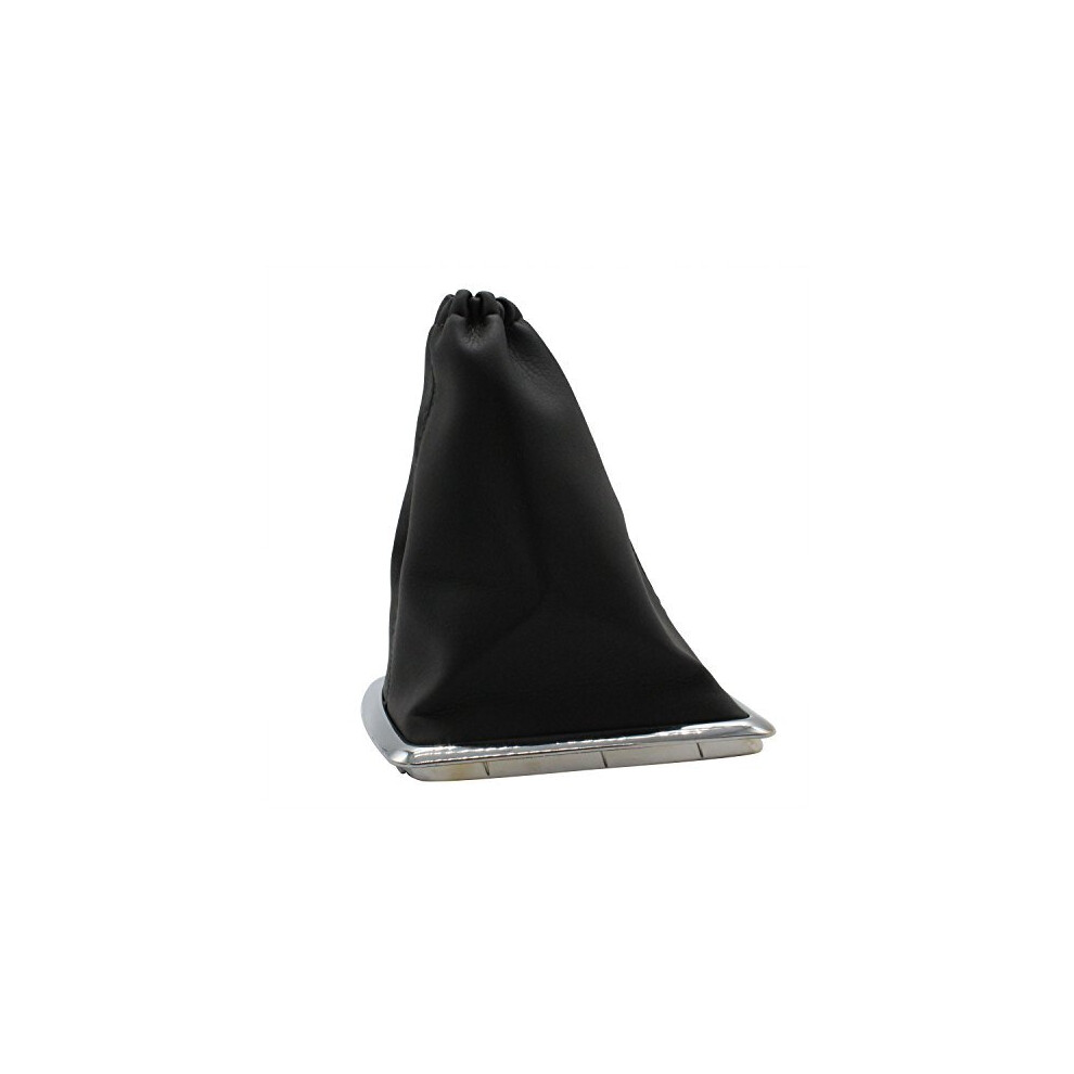 100% New Pu Leather Shift Knob Cover Boot Gear Stick Gaitor Cover Black 783852374474