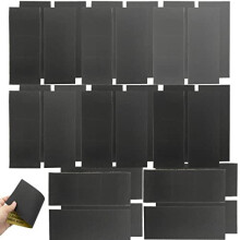 56 Pcs Wet and Dry Sandpaper Assorted, 120 to 3000 Grit Sanding Paper, Emery Abrasive Sanding Paper Sheets for Wood Furniture Turning Finishing Car