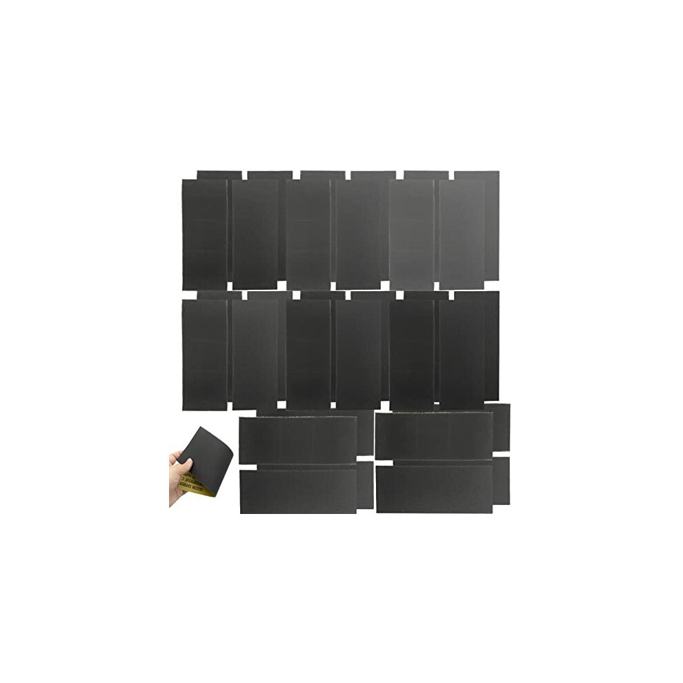 56 Pcs Wet And Dry Sandpaper Assorted, 120 To 3000 Grit Sanding Paper, Emery Abrasive Sanding Paper Sheets For Wood Furniture Turning Finishing Car 751717041663